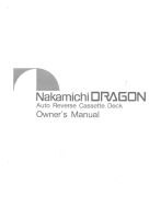 Nakamichi Dragon-Owners-Manual